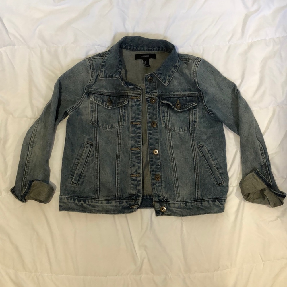 Distressed Jean Jacket